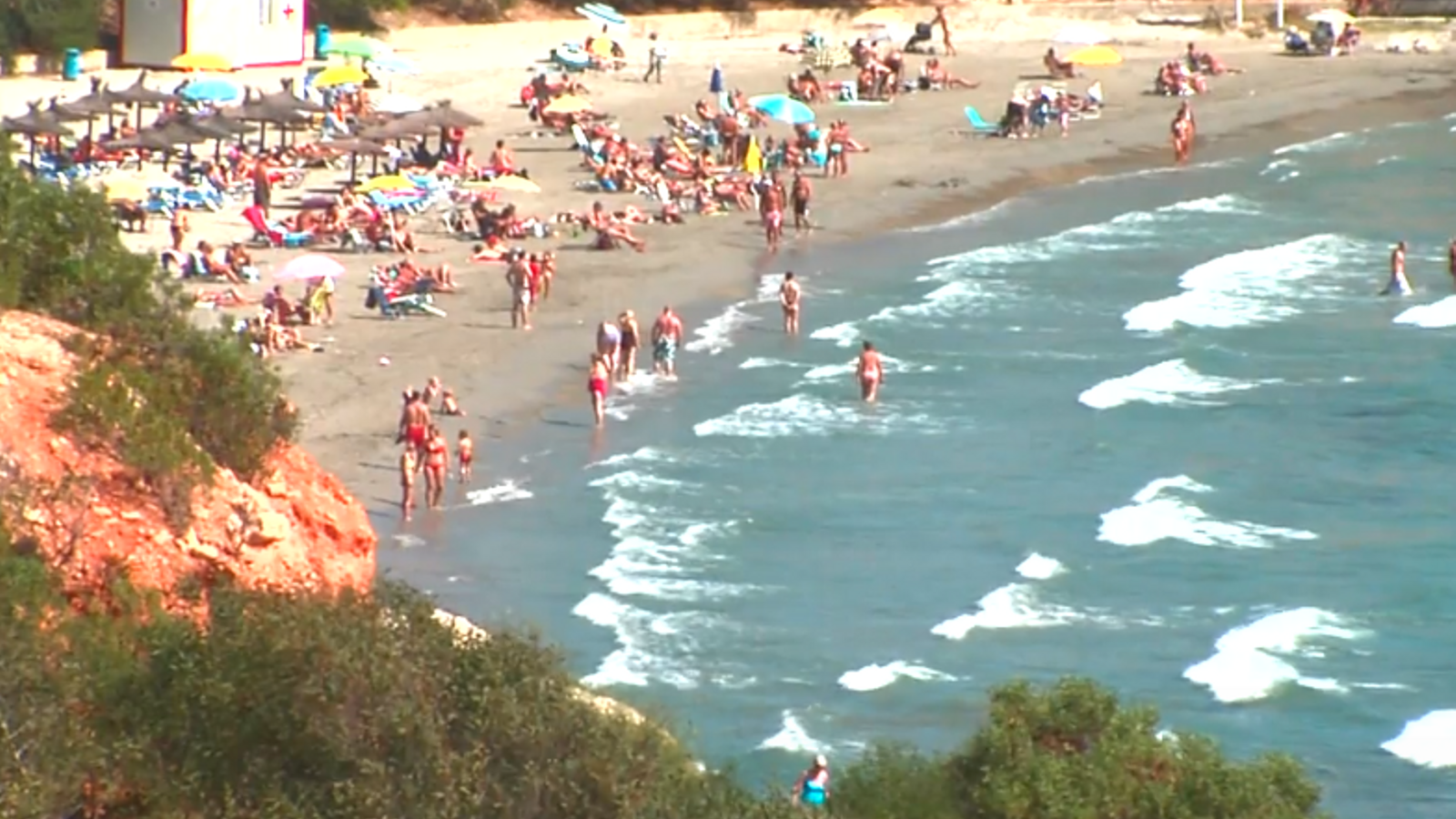 Imatge d'una platja al Cap Roig