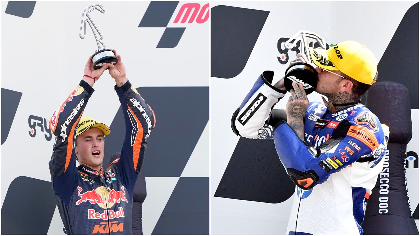 Masià i Canet, en el pòdium