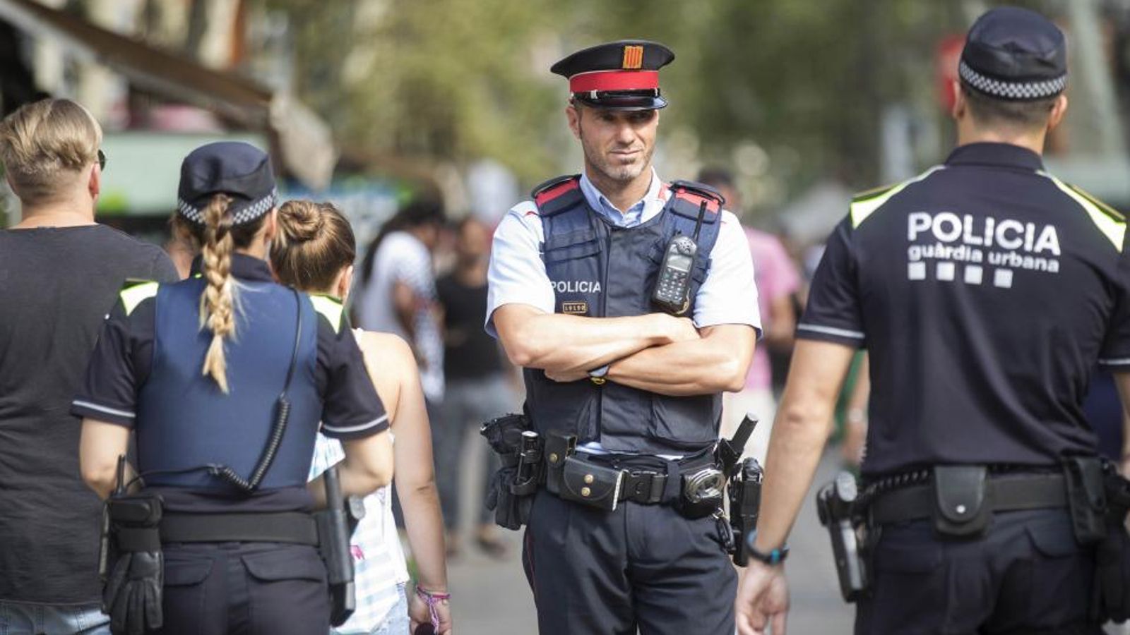 Imatge d'arxiu d'un mosso d'esquadra