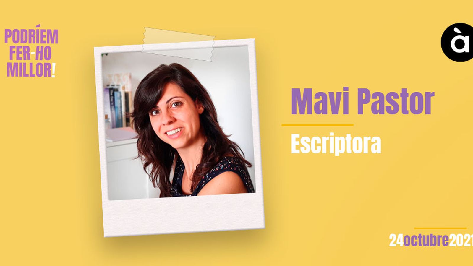 24.10.2021 | L'entrevista | Mavi Pastor
