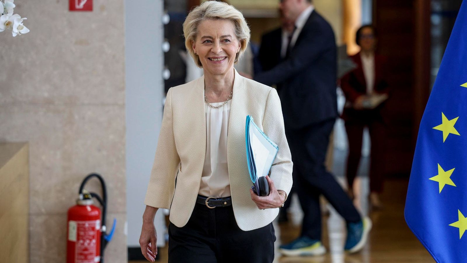 La presidenta de la Comissió Europea, Ursula Von der Leyen, en una imatge de la setmana passada