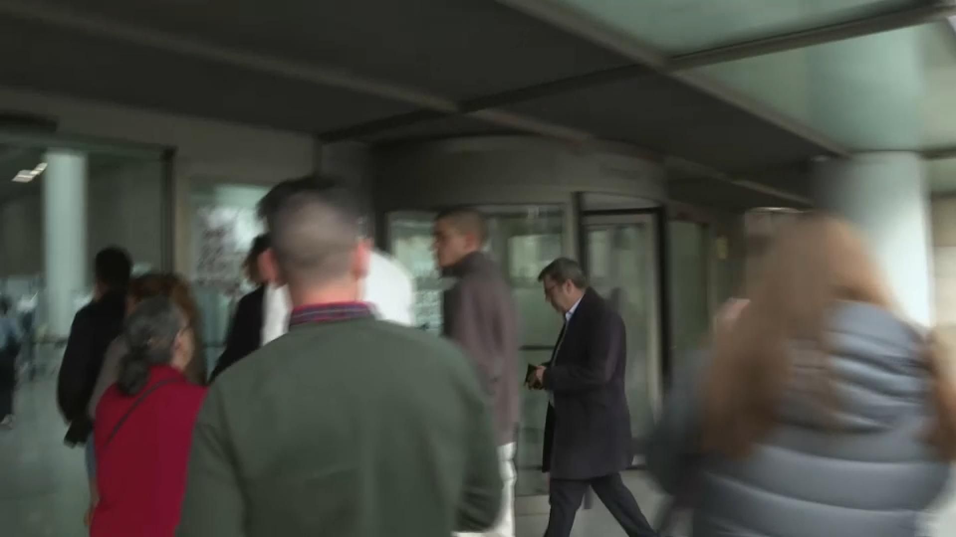 L'acusat, este dijous, a la seua entrada als jutjats