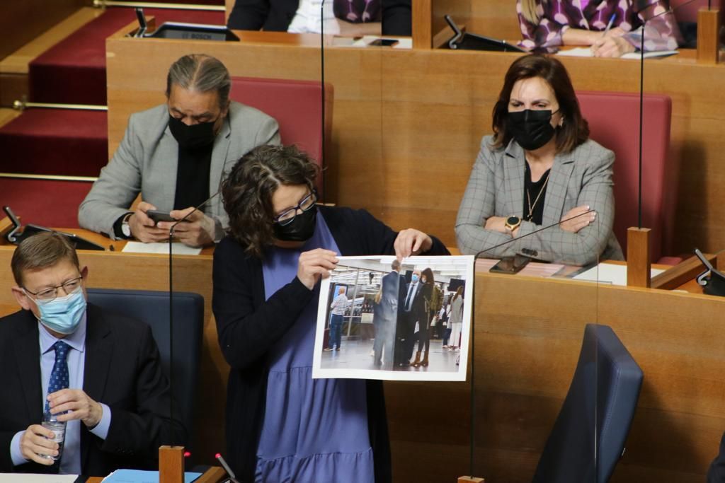 Oltra, aquest dijous, a les Corts