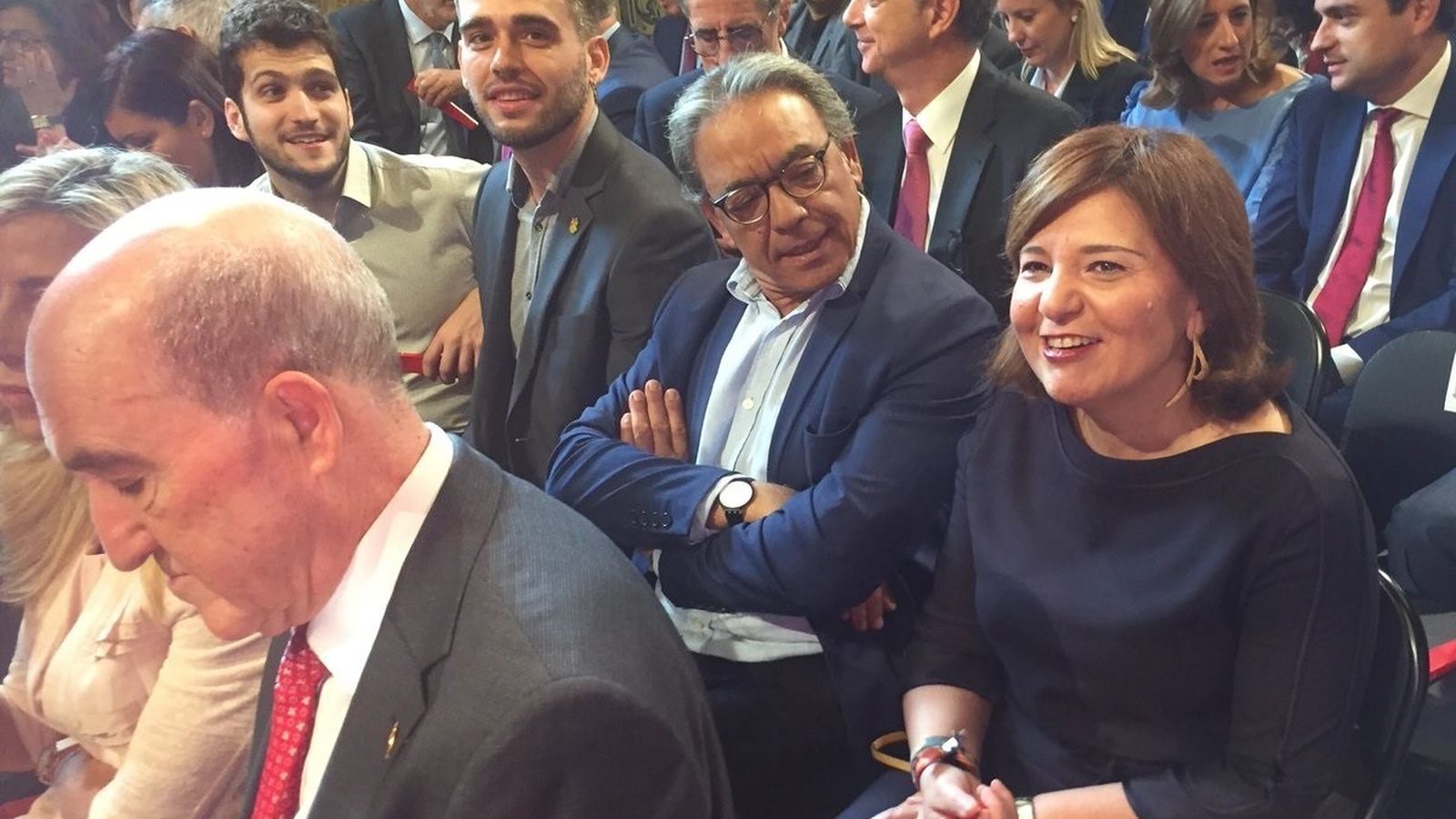 Mari Carmen Sánchez, Antonio Estañ, Fran Ferri, Manolo Mata i Isabel Bonig