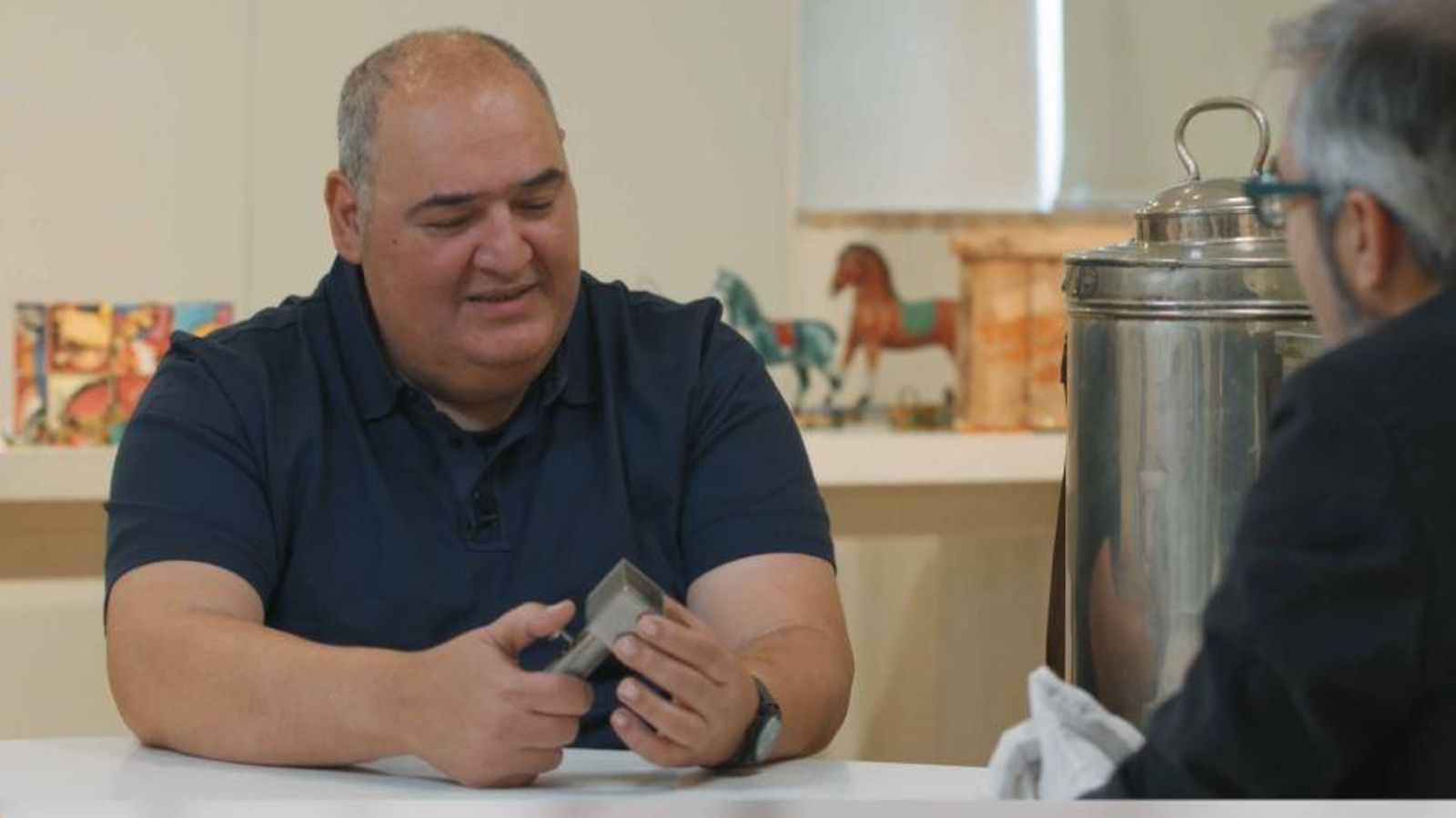 El gelater artesà d’Ibi, José Ramón Rico, amb un xàmbit centenari en 'Tresors amb història'