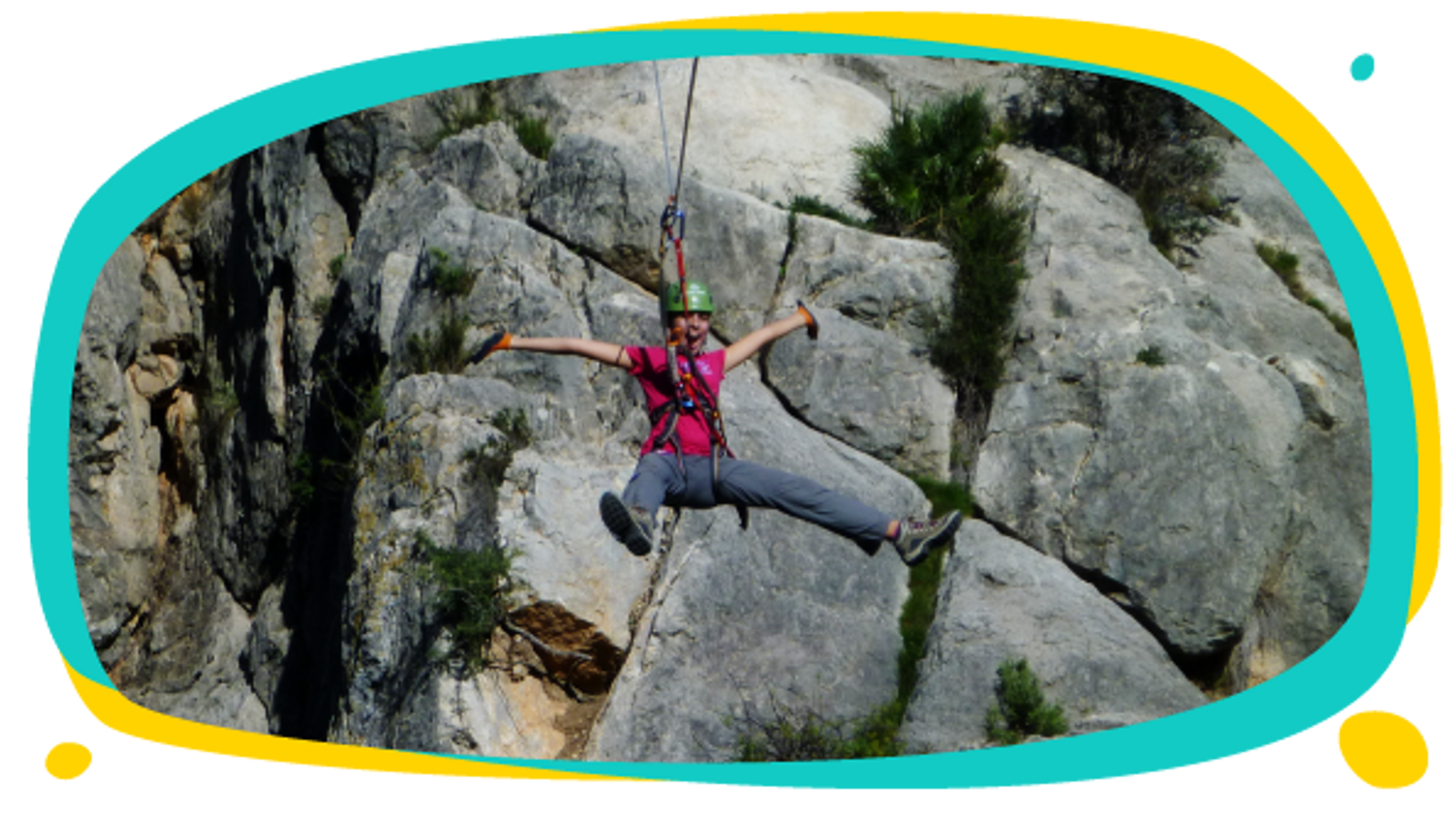 VINE AMB LA COLLA. Via ferrata. Multiaventura Alcora