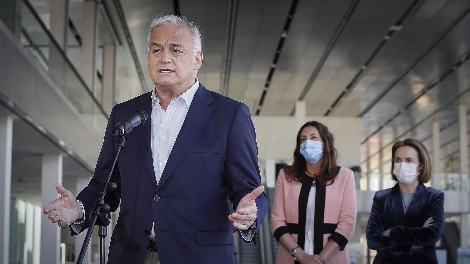 El president del comité organitzador del XX Congrés Extraordinari Nacional del PP, Esteban González Pons, aquest dijous a Sevilla