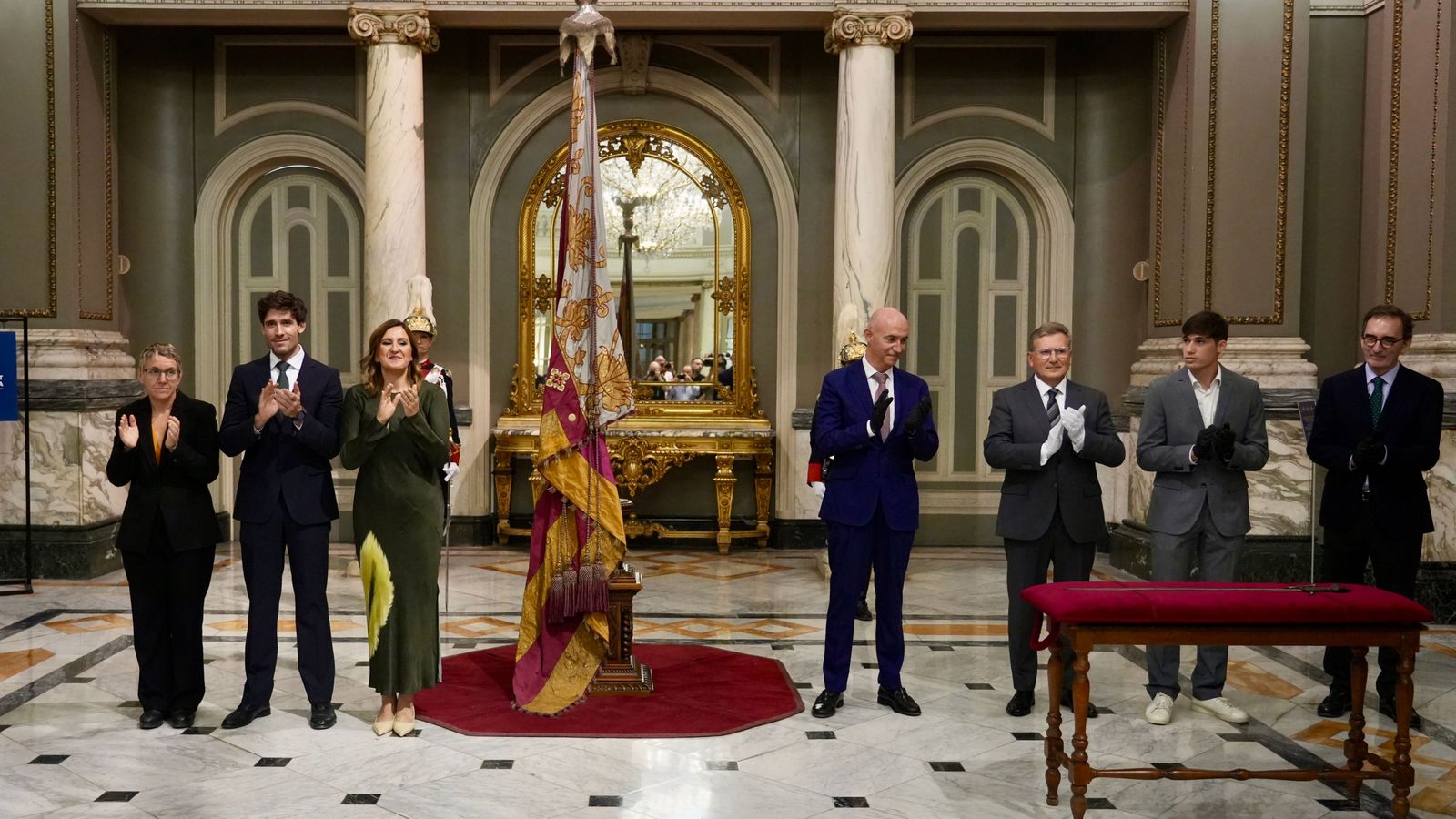 Acte de trasllat de la Senyera d'este dimecres