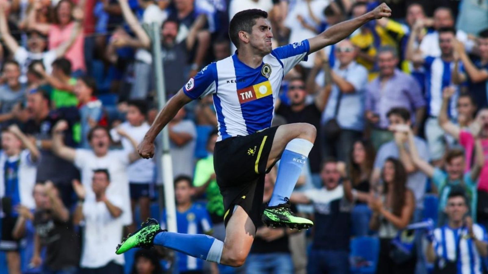 El jugadror de l'Hèrcules Jesús Alfaro