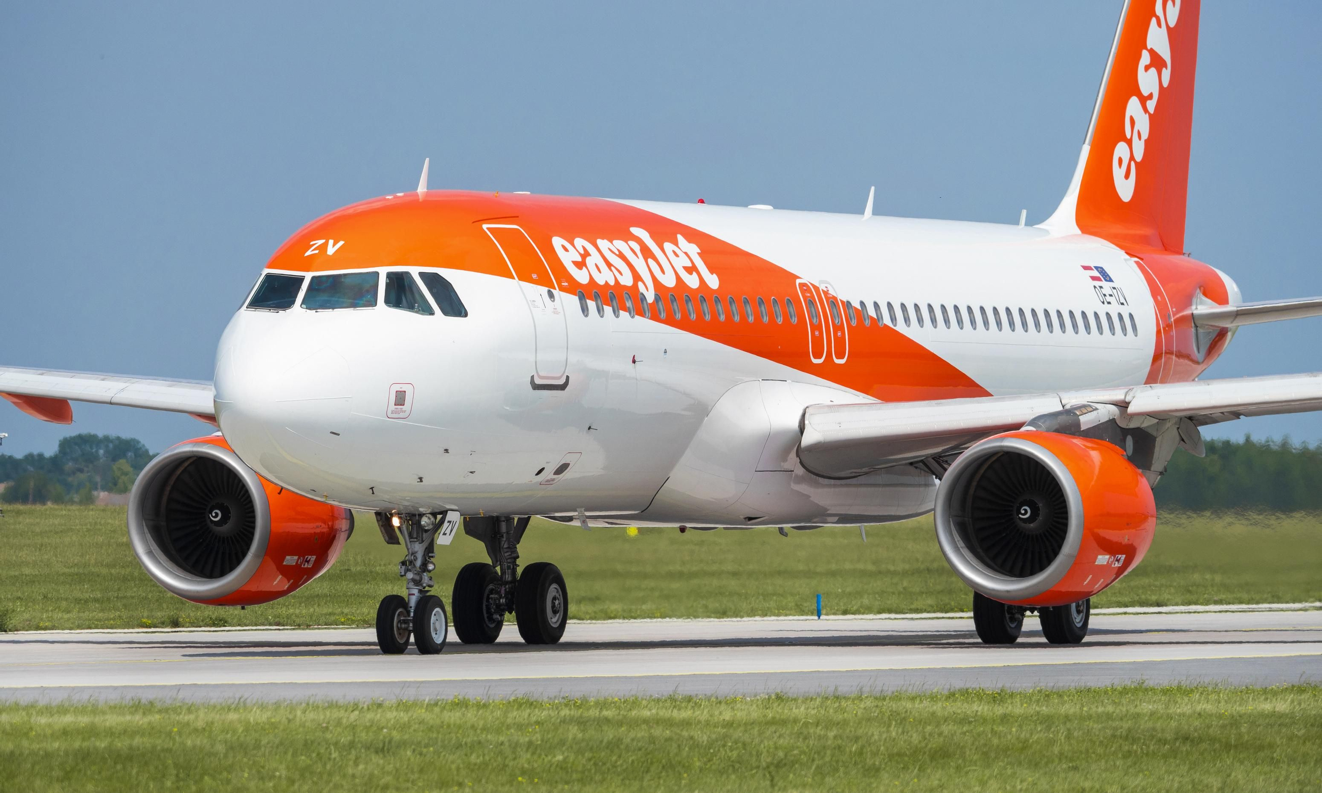 Un dels avions de la flota d'EeasyJet
