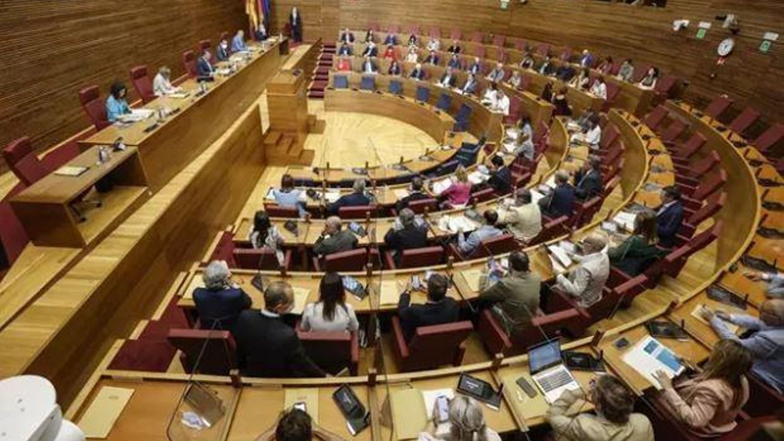Imatge d'arxiu de l'Hemicicle de Les Corts valencianes