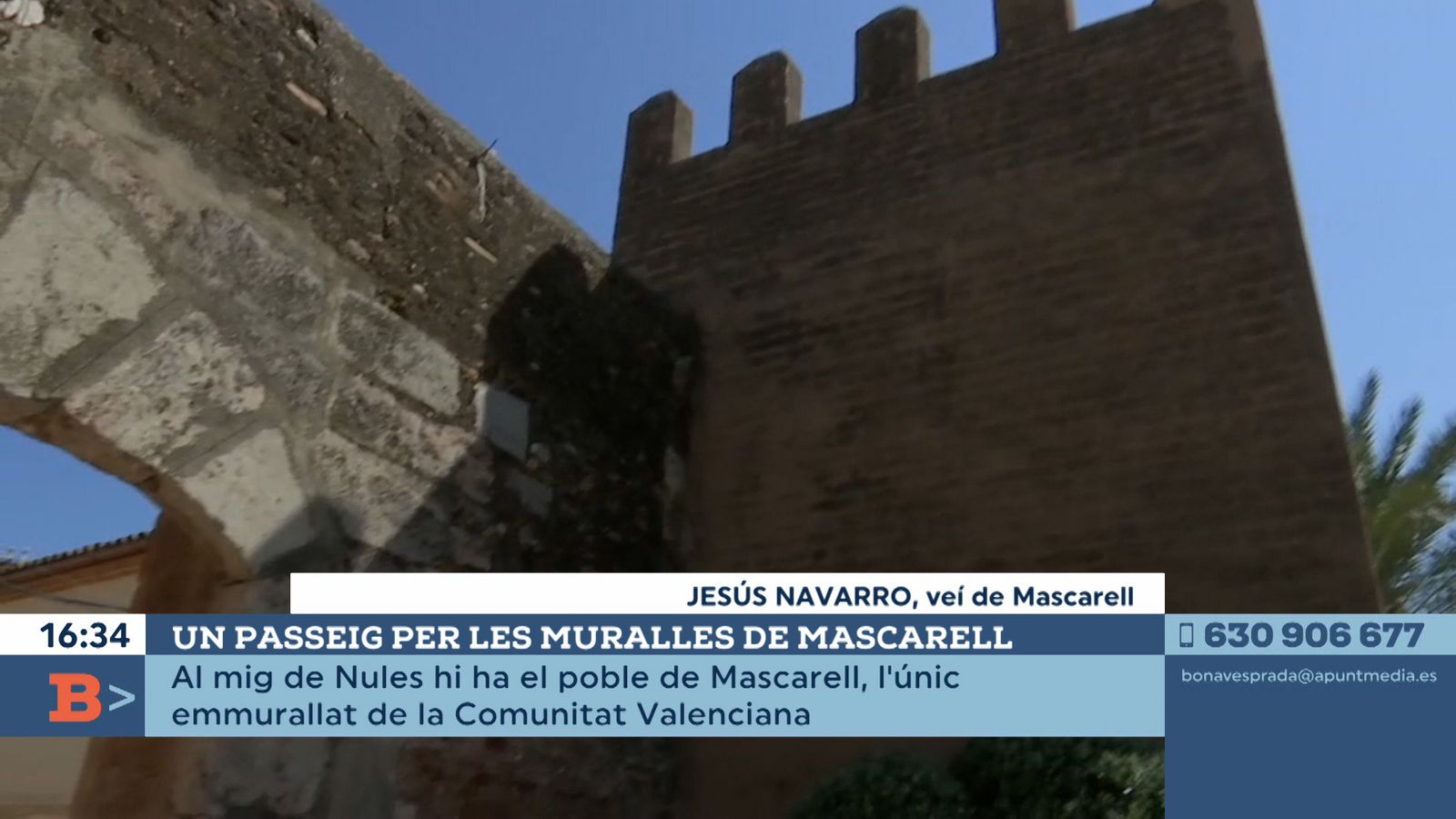 22.07.2021 |  Un passeig per les muralles de Mascarell