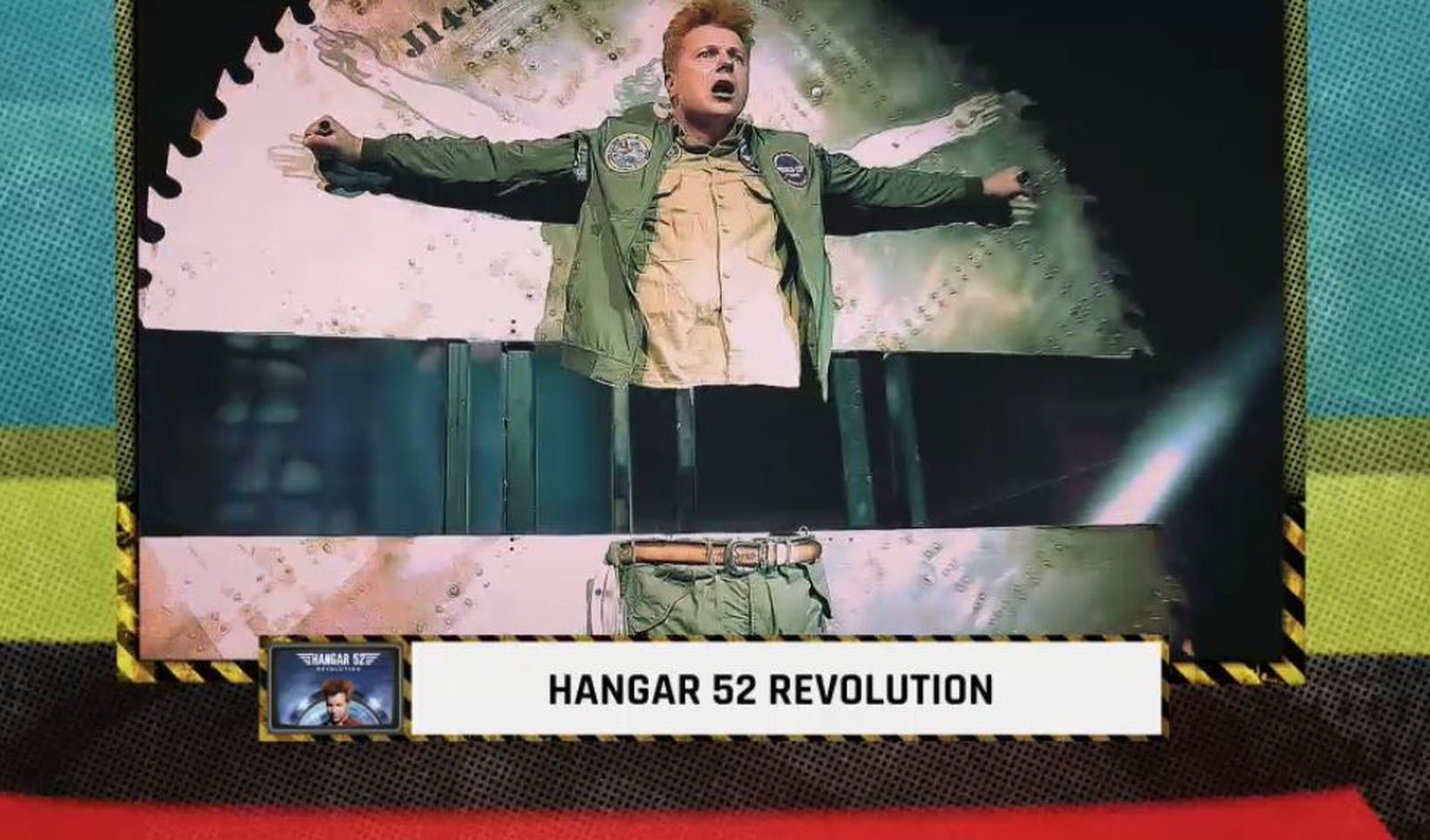 Un moment de l'espectacle "Hangar 52 Revolution"