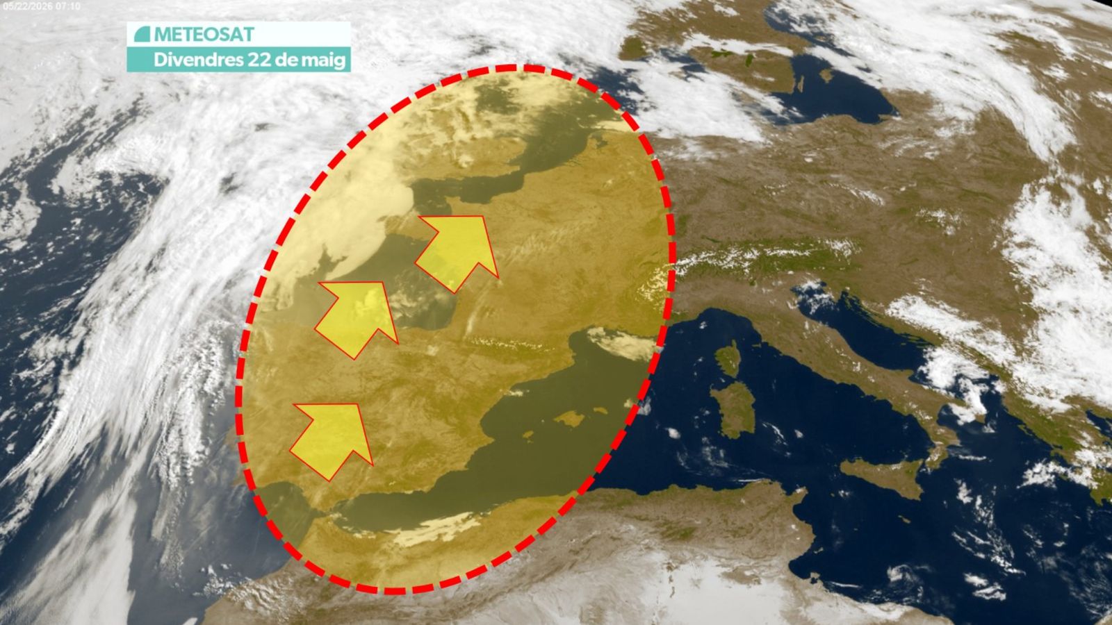 Temperatures d'estiu al migdia