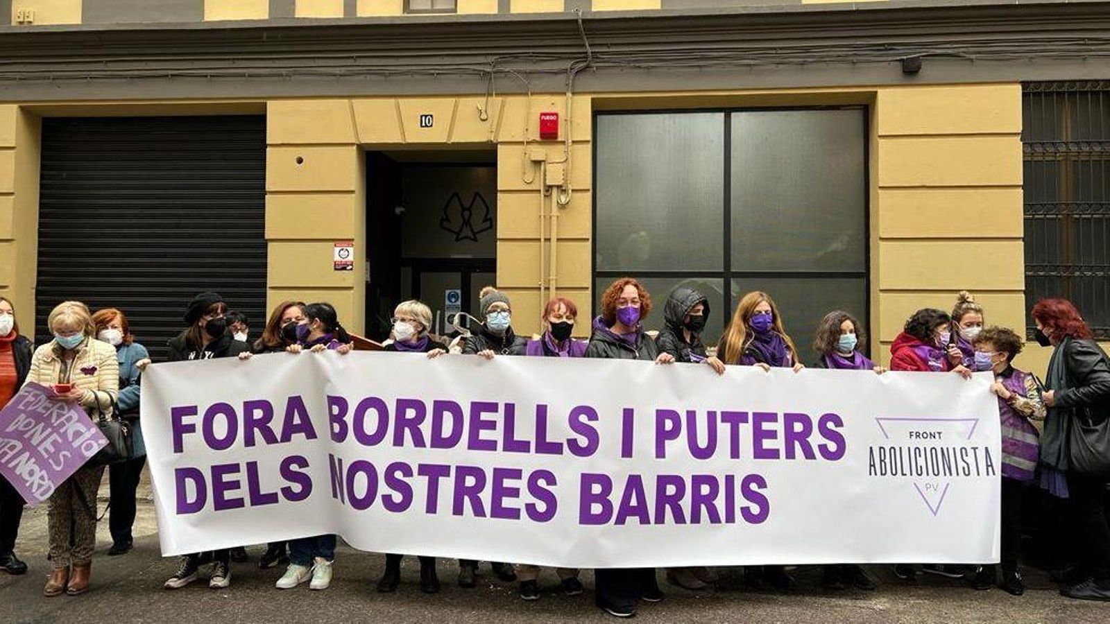 Concentració del Front Abolicionista del PV aquest dissabte a València