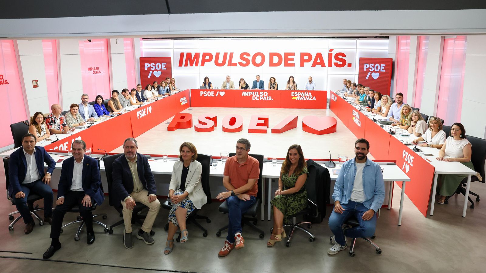 Reunió de l'Executiva Federal del PSOE celebrada el passat 2 de setembre