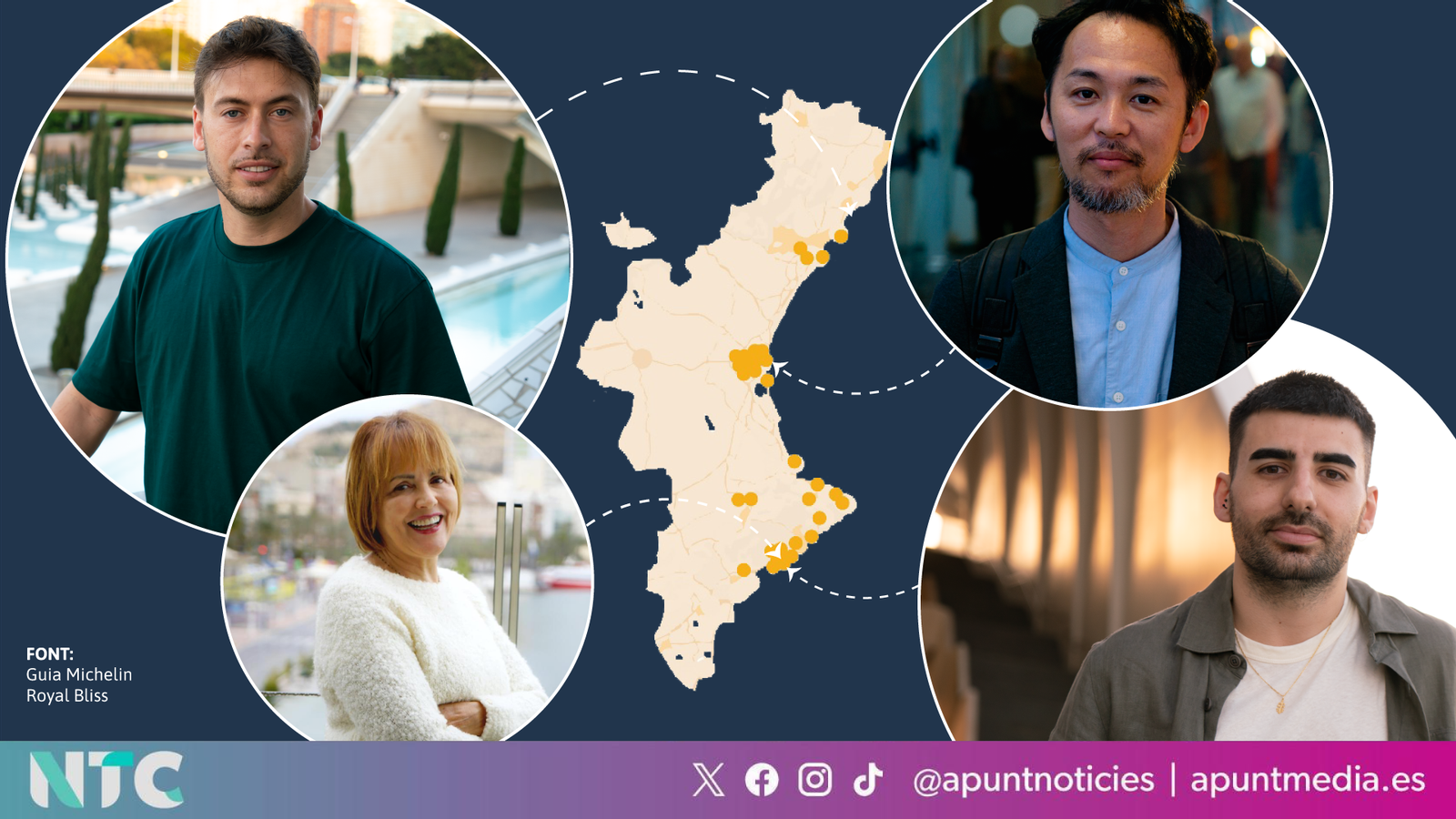 Els 46 restaurants valencians recomanats per la Guia Michelin