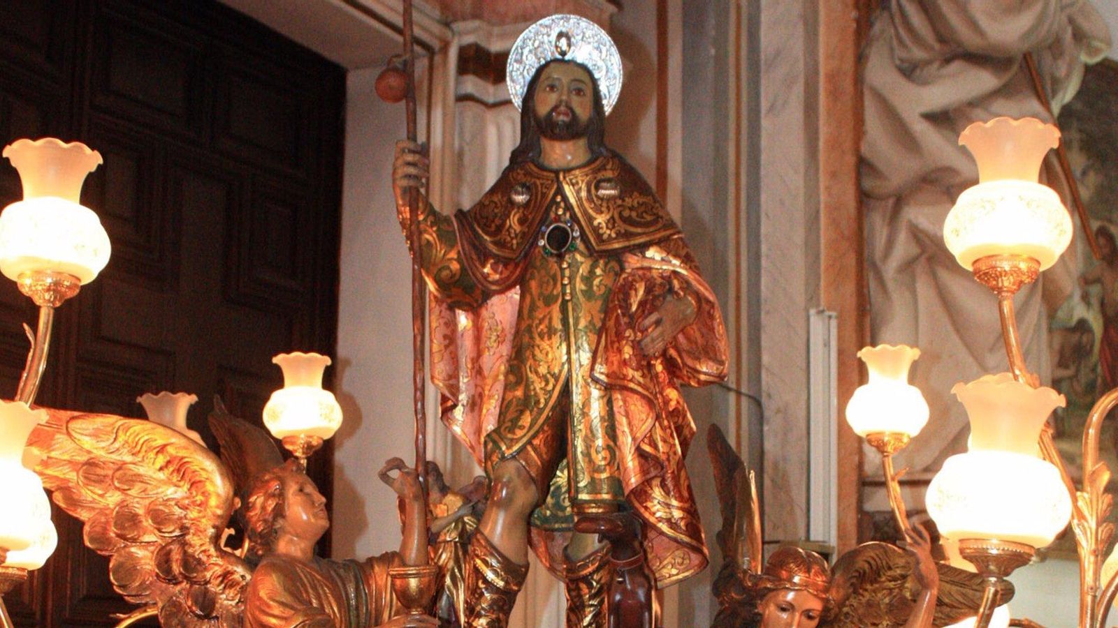 Figura del patró Sant Roc