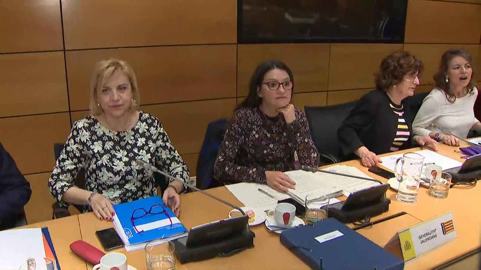 La vicepresidenta Mónica Oltra en el Consell Territorial de Serveis Socials i Dependència aquest dimecres