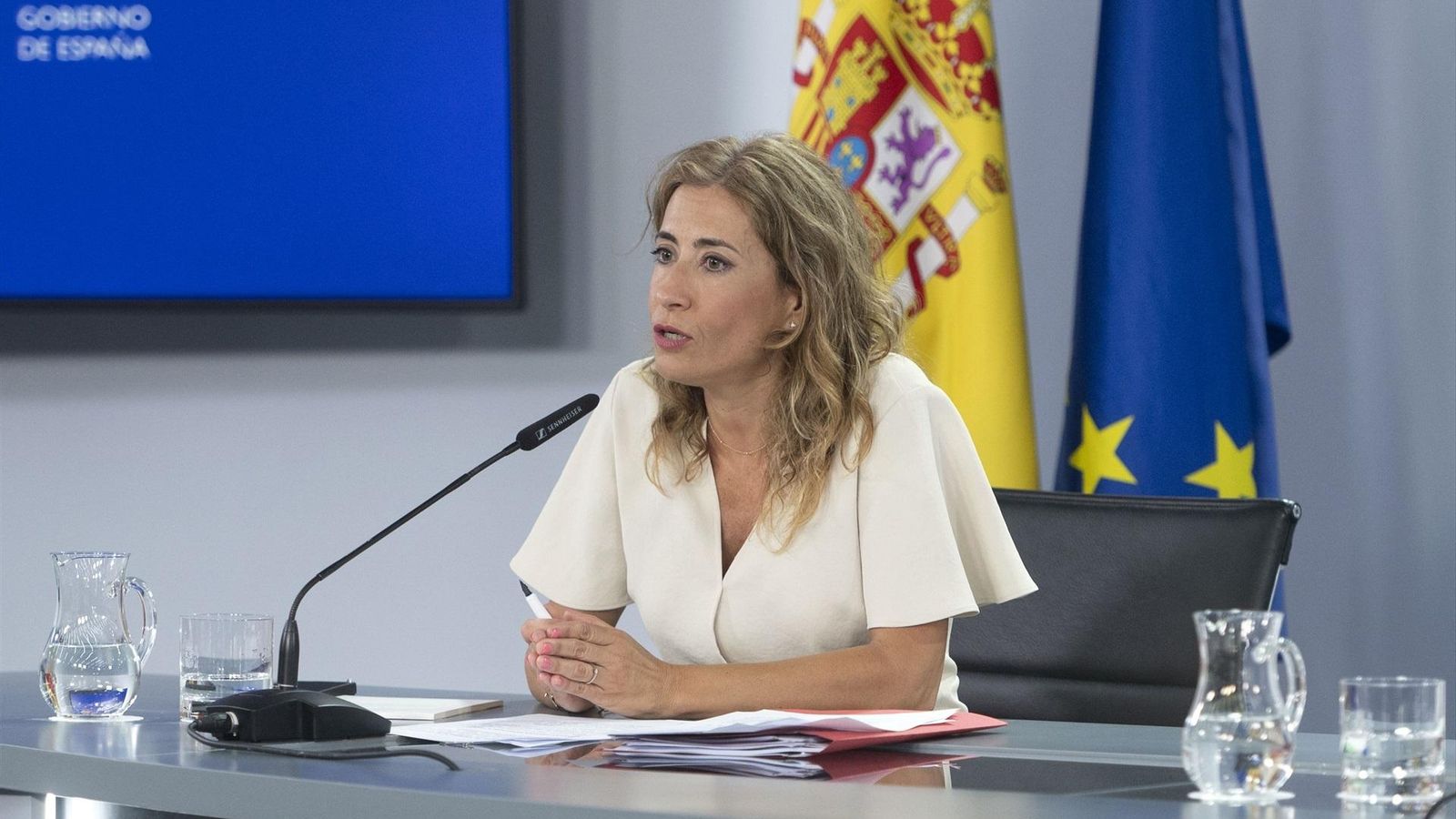 La ministra de Transports, Mobilitat i Agenda Urbana, Raquel Sánchez, en una foto d'arxiu