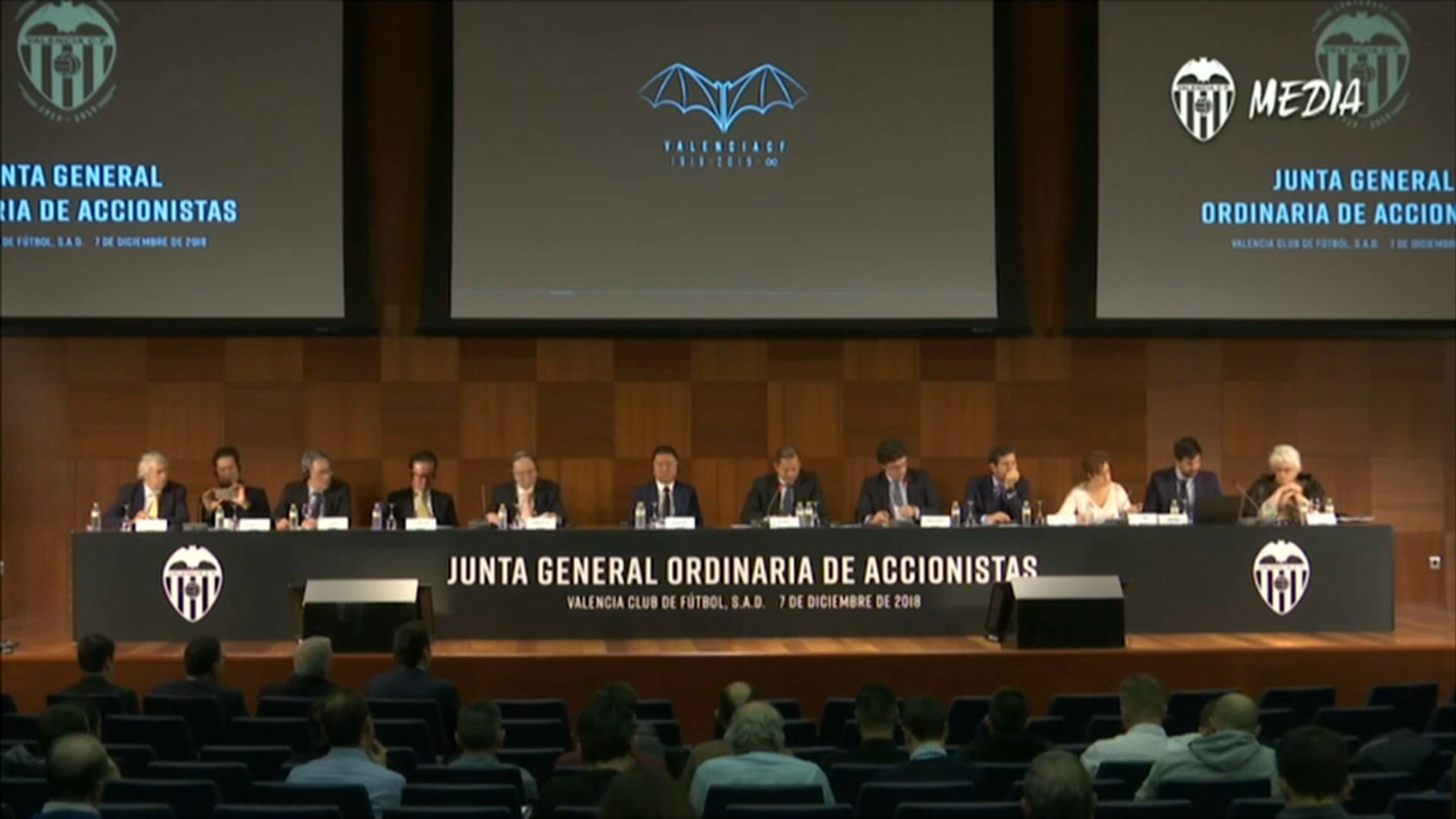 Junta d'accionistes del València CF de l'any 2019