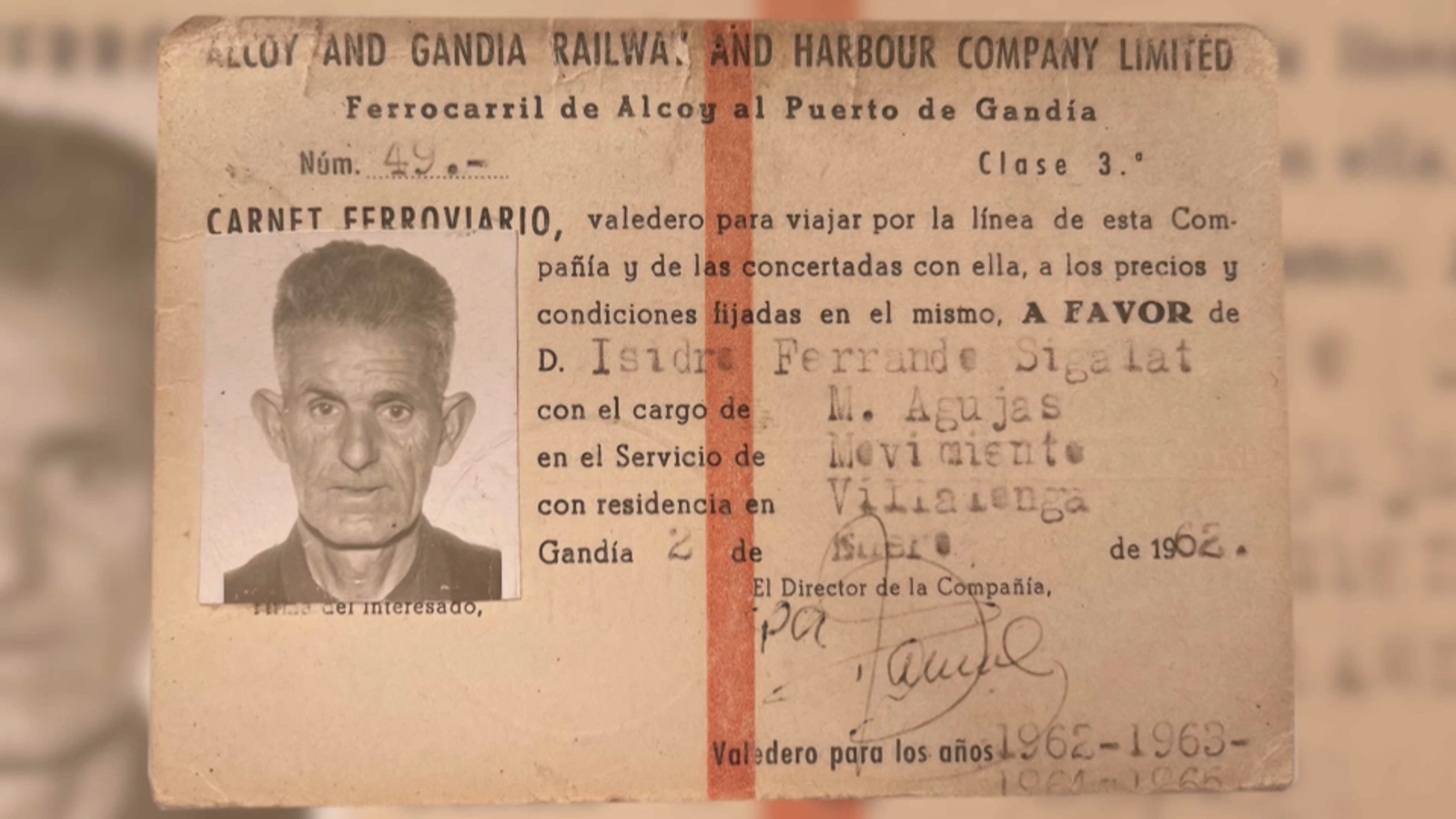Carnet d'Isidro Ferrando Sigalat