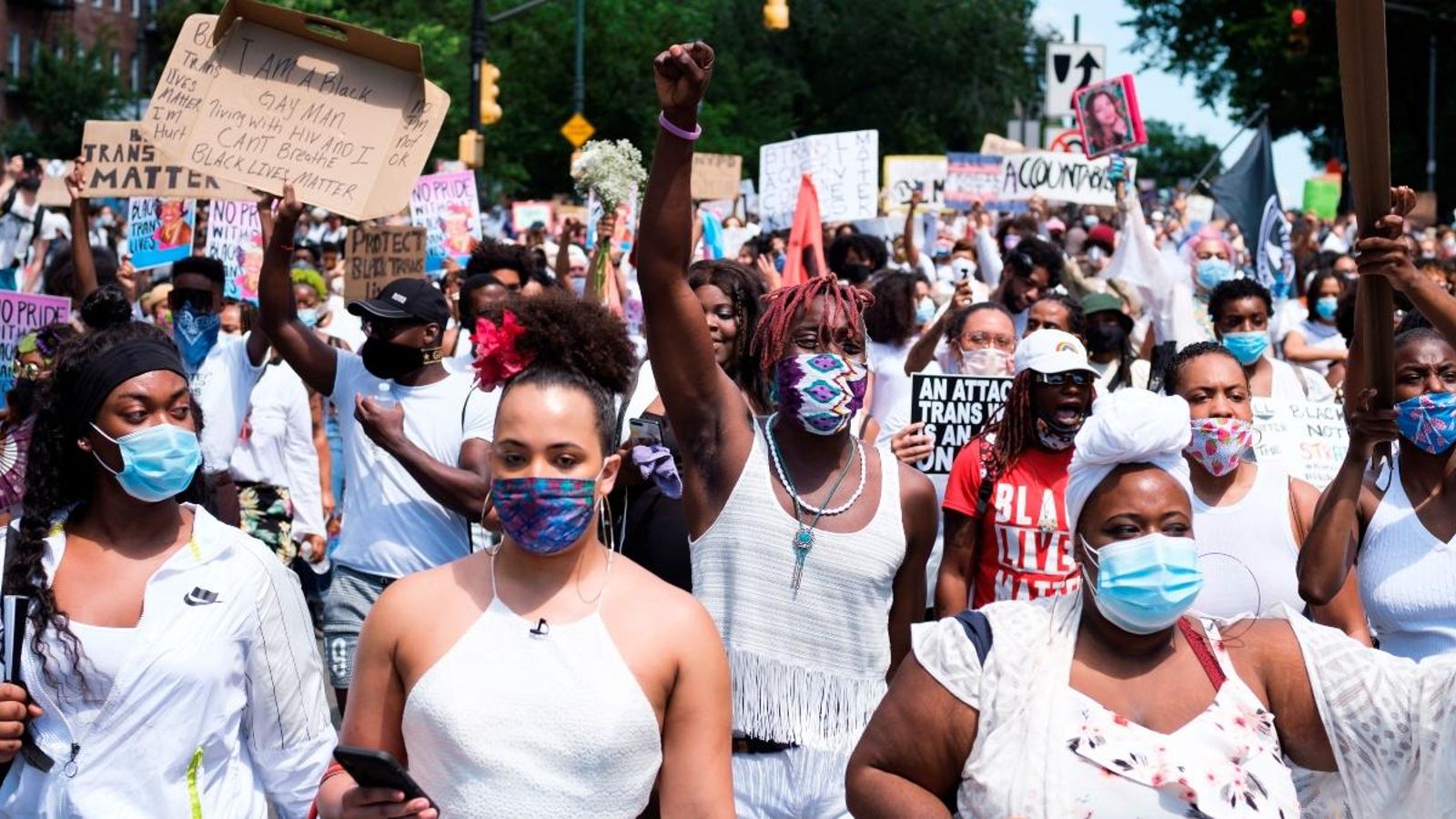 Protesta contra la brutalitat policial a Nova York