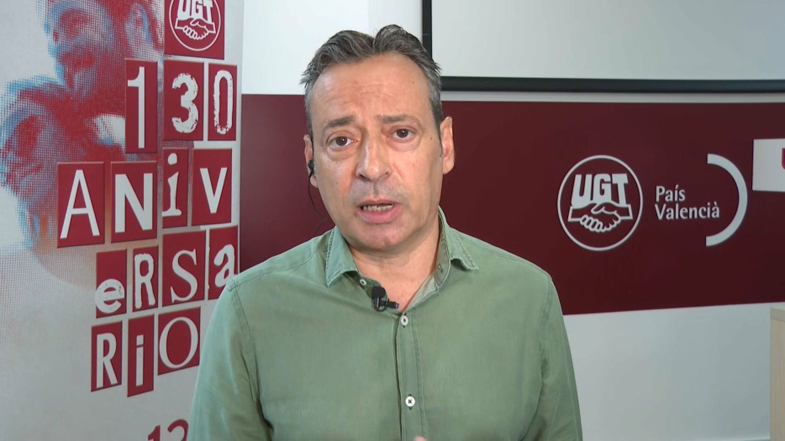 El portaveu de l'UGT a Ford Almussafes, Carlos Faubel