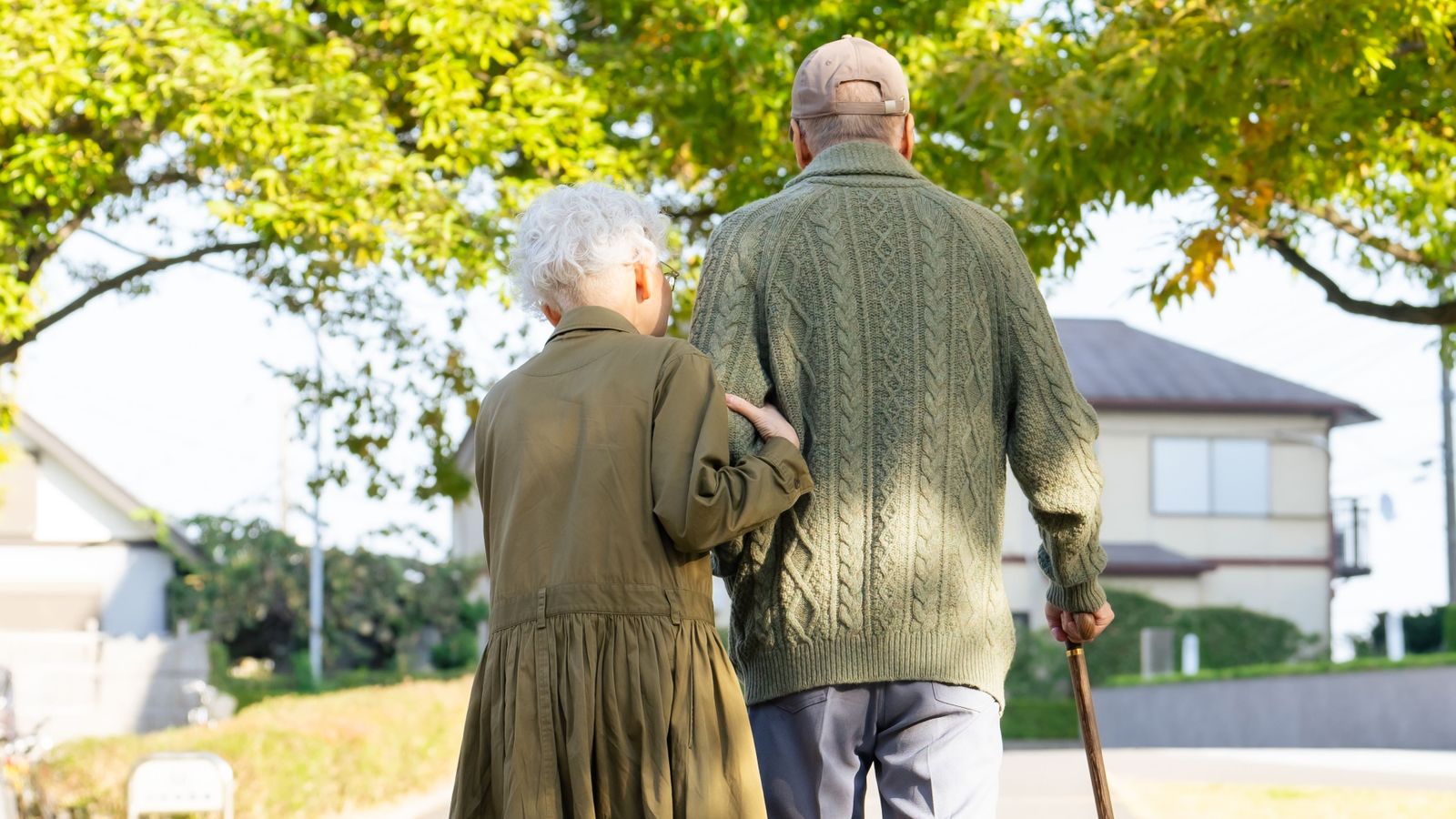 Una parella d'ancians (arxiu)