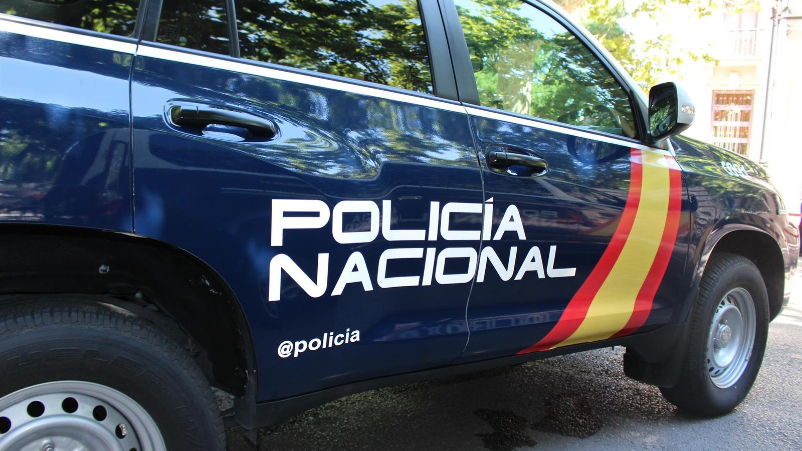 Un vehicle de la Policia Nacional