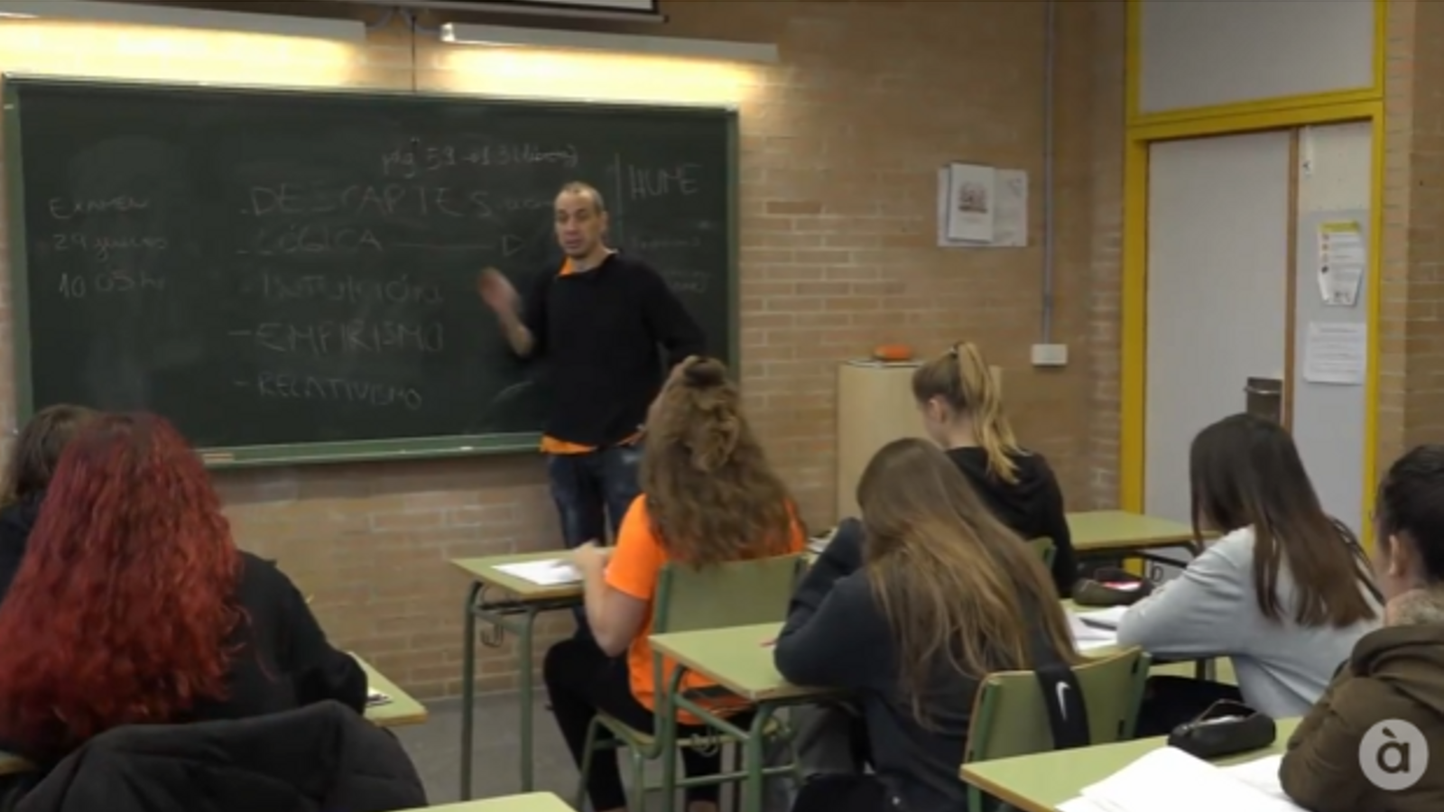 Imatge d'arxiu d'una classe