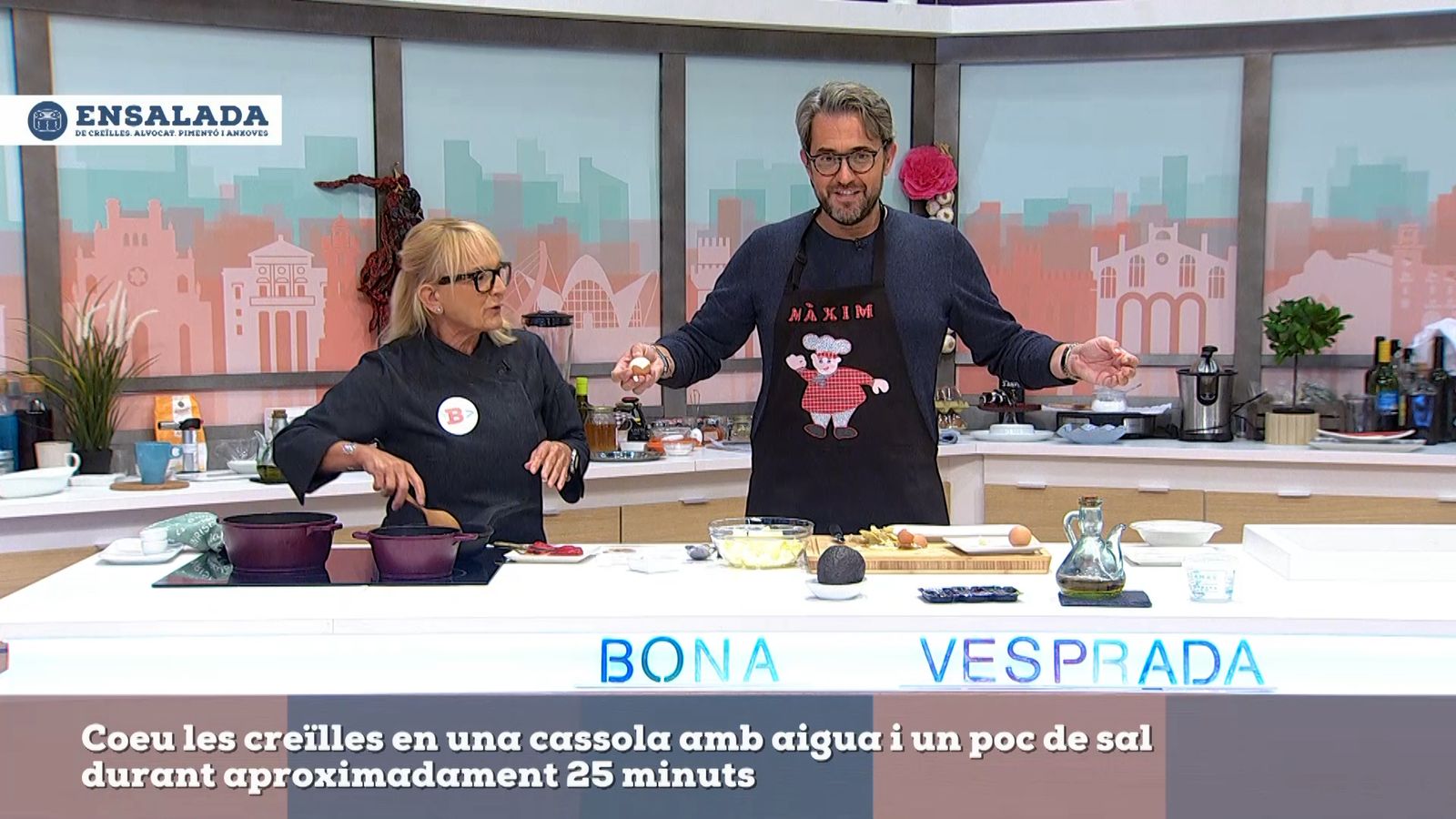 27.10.2021 |  Preparem ensalada de creïlles, alvocat, pimentó i anxoves