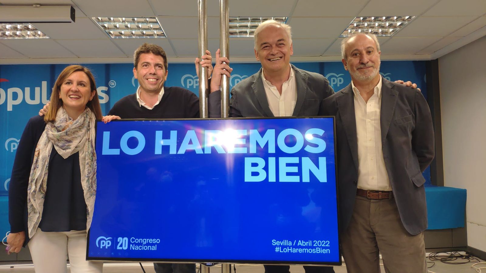 El Partido Popular presenta el seu nou lema: “Lo haremos bien”