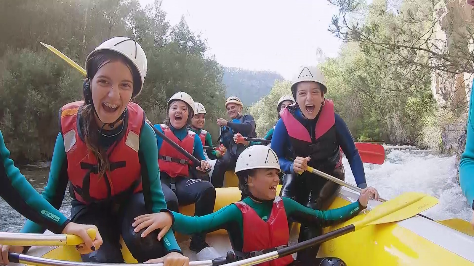 La Colla en remull | Ràpids i xopats