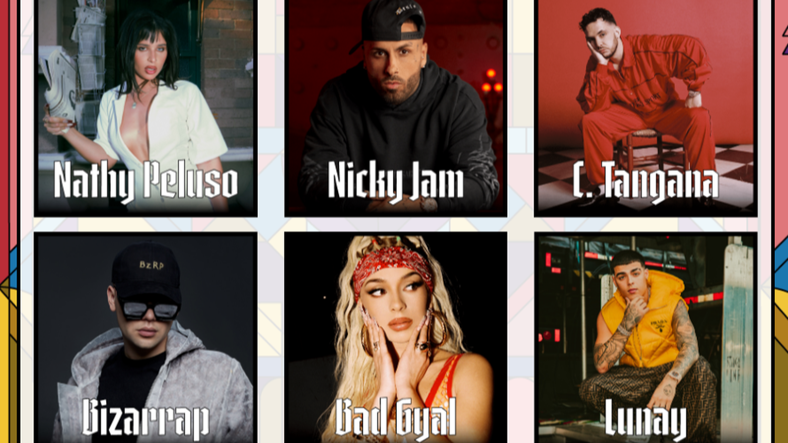 Alguns dels artistes que actuen al Big Sound de València