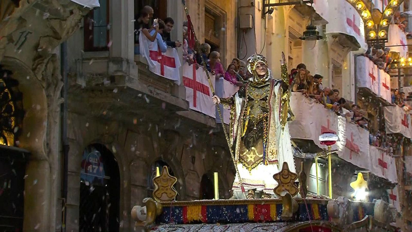 Ana Gisbert durant la desfilada del dissabte