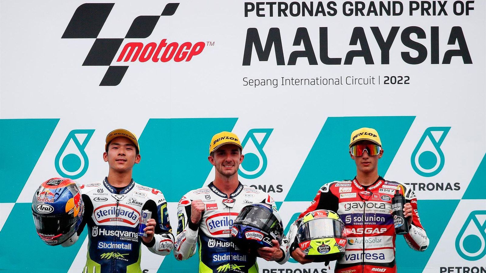 Sergio García (dreta), en el pòdium