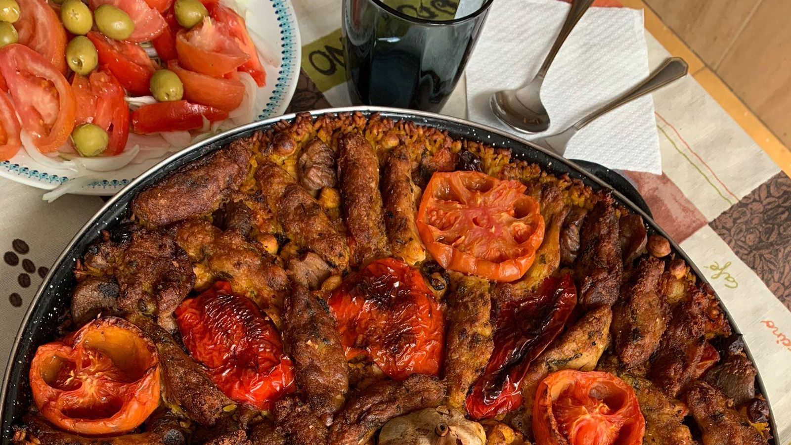 Arròs de al forn de Setmana Santa tipic de la Valldigna, a la Safor
