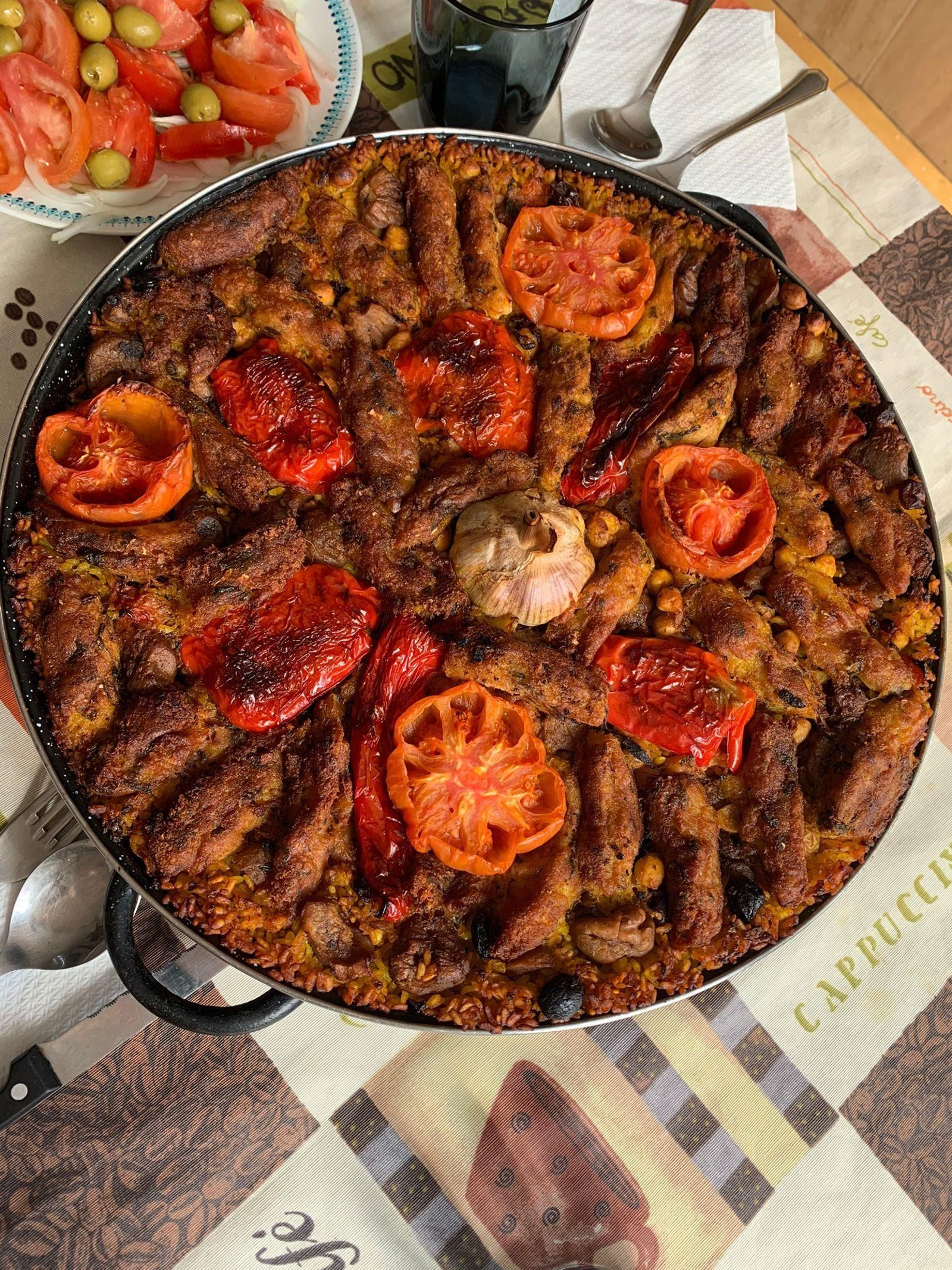 Arròs de al forn de Setmana Santa tipic de la Valldigna, a la Safor