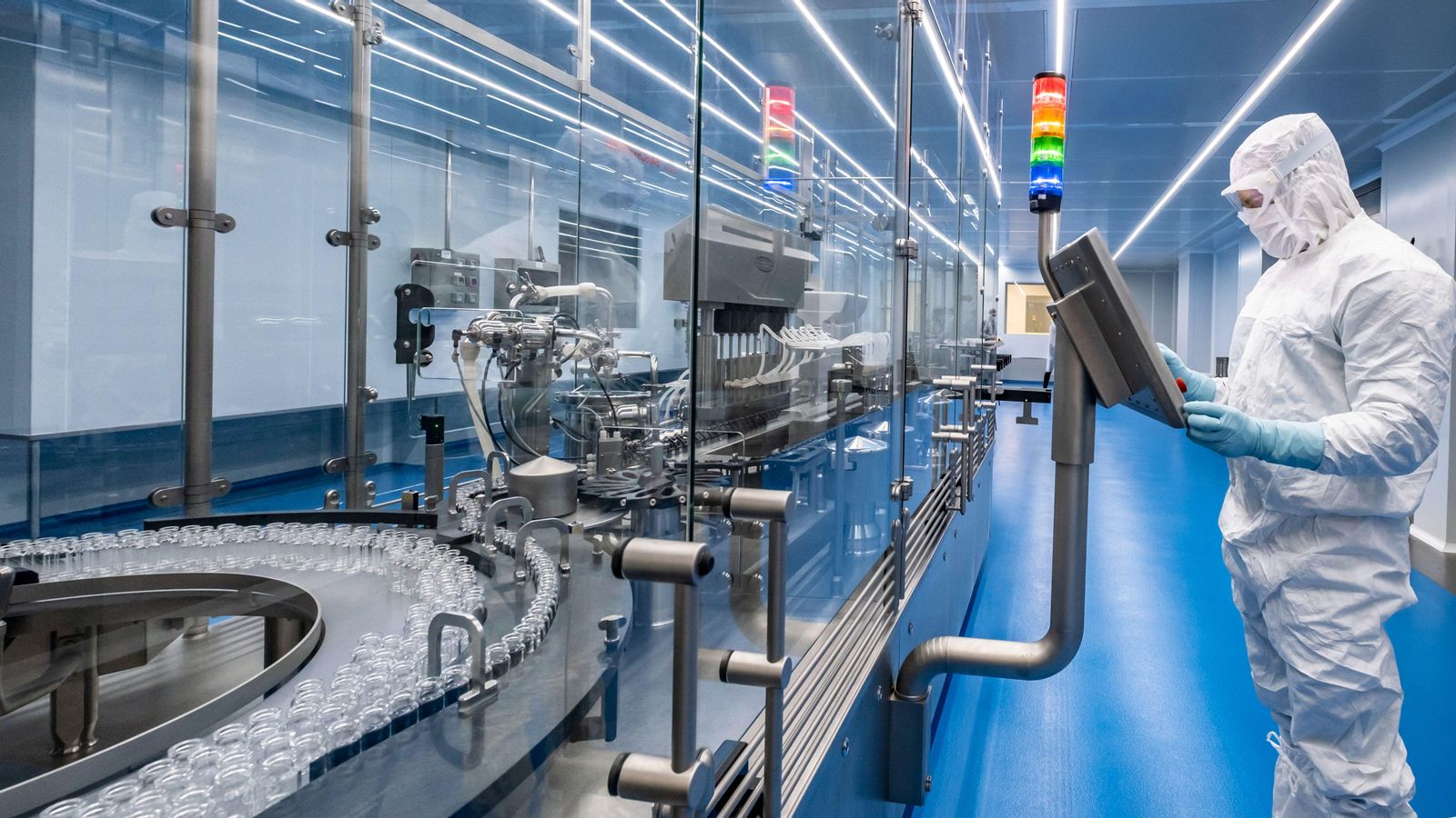 Instal·lacions de la farmaceútica espanyola Hipra, que opera a Girona