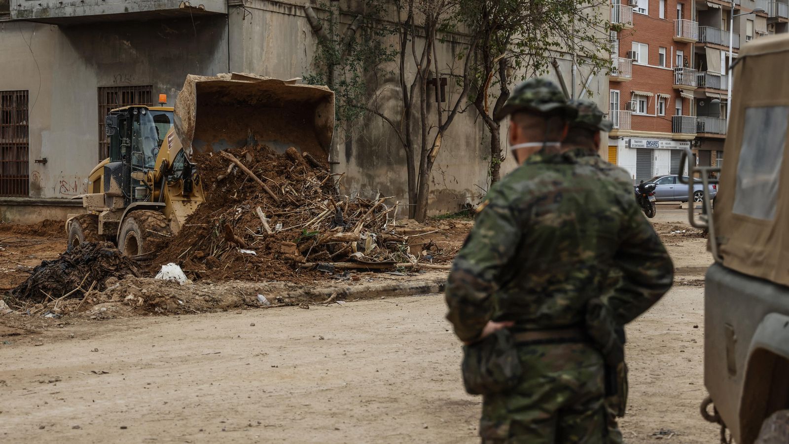 Immediacions del lloc on van trobar el cos de Mohamed