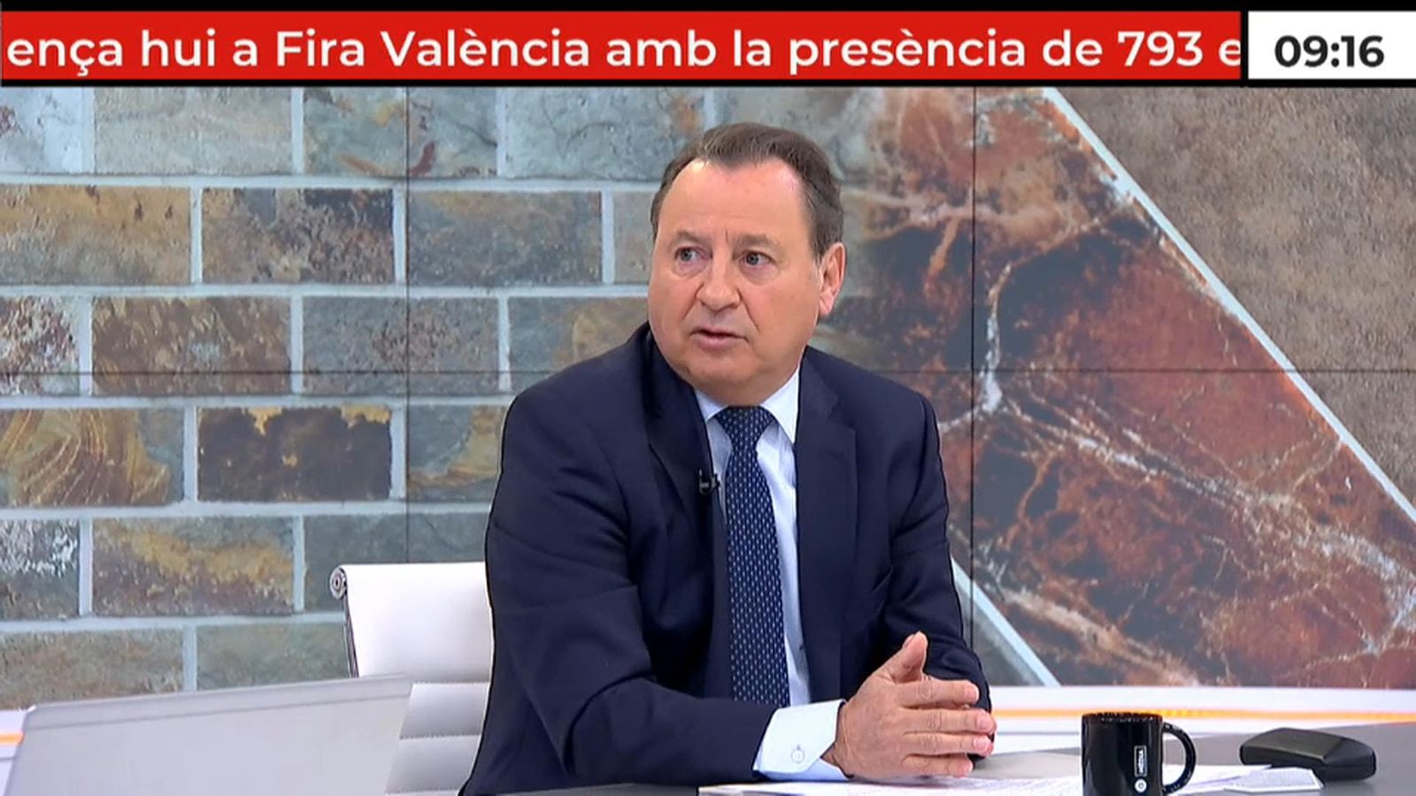 Ismael García en 'ÀPunt Notícies matí' Ismael García en 'ÀPunt Notícies matí'