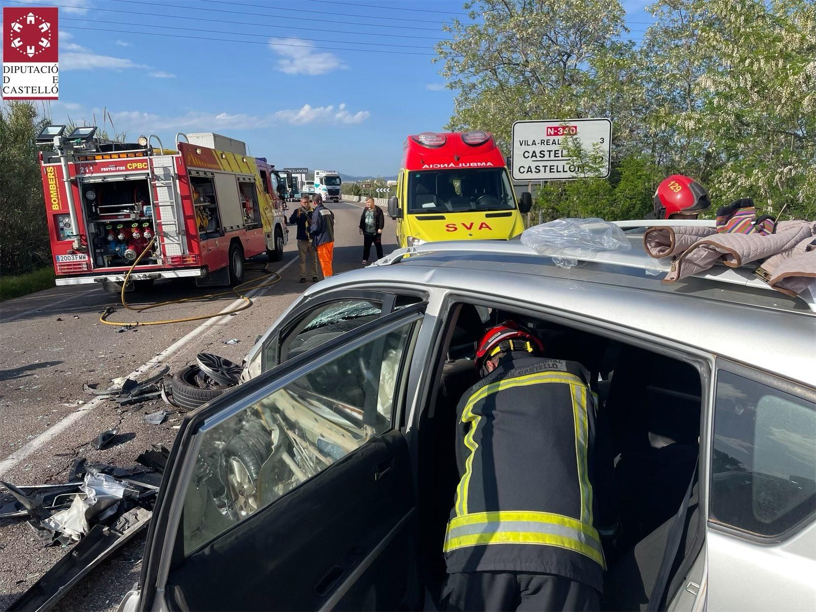 Cinc persones han resultat ferides per la col·lisió