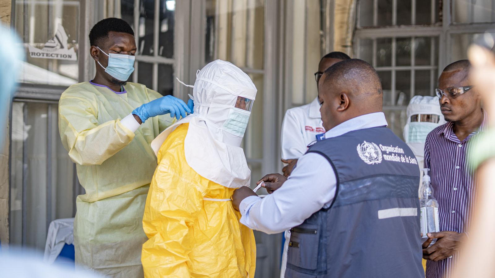 Treballadors sanitaris a la República Democràtica del Congo