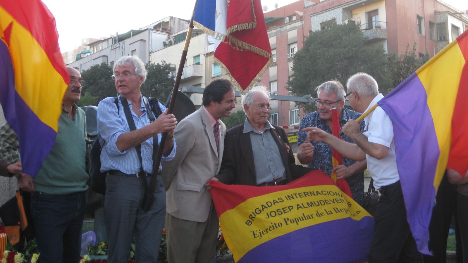 Josep Almudéver, en un acte de la Coordinadora d'Associacions de memòria del País Valencià