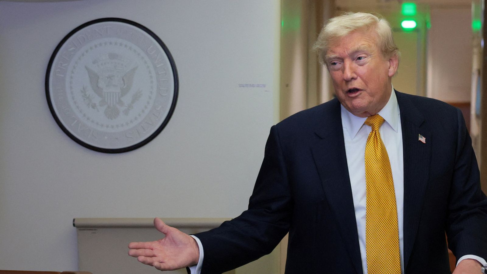 Declaracions del president dels EUA, Donald Trump, en acabar la cimera de l'OTAN