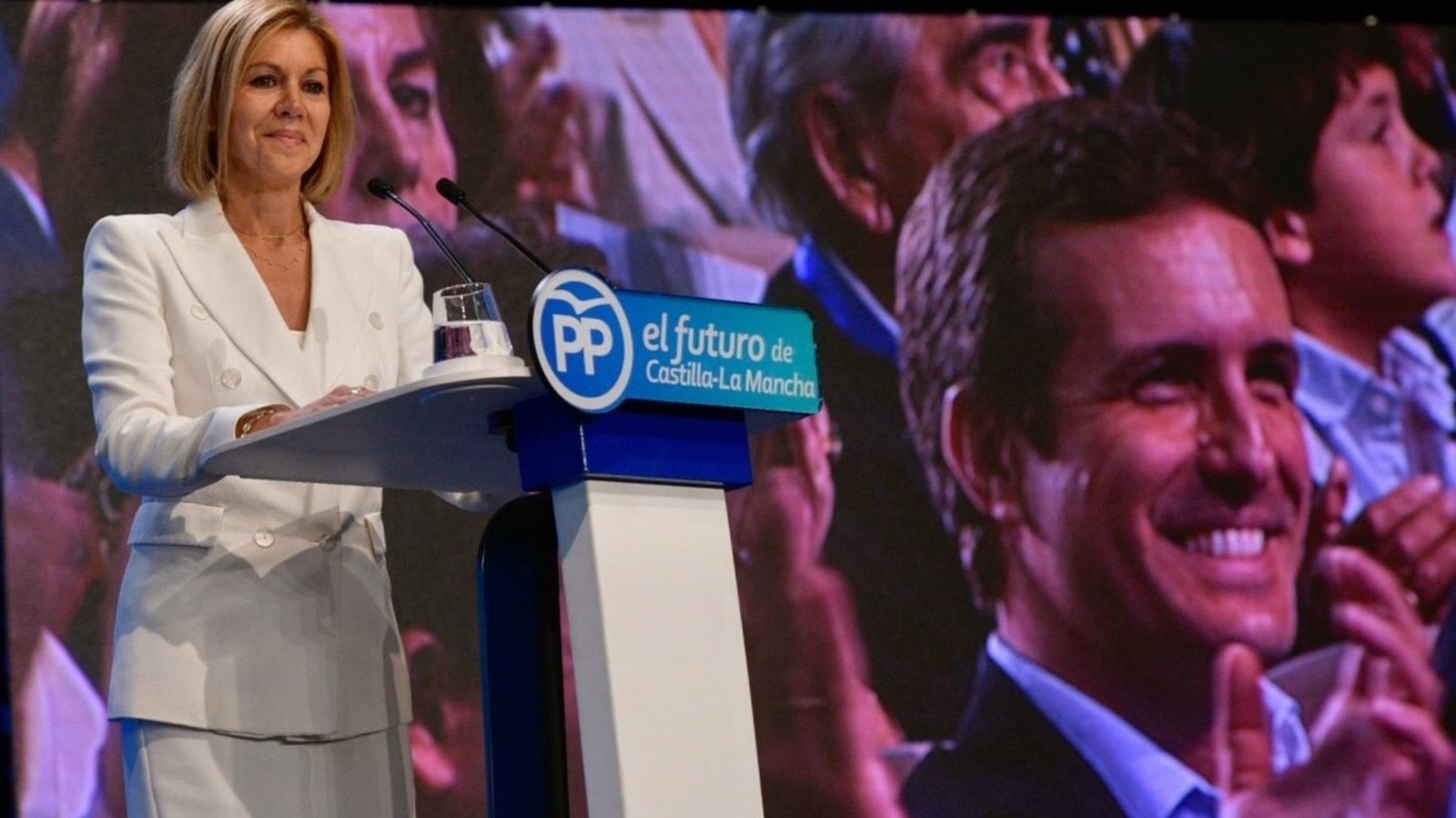 María Dolores de Cospedal s\'acomiada de la presidència del PP a Castella-la Manxa