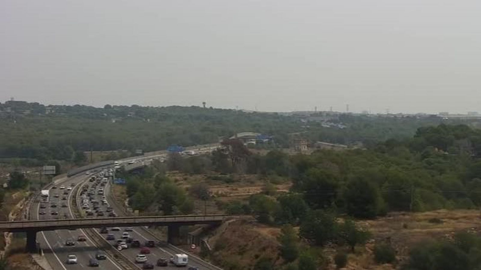 Carretera A-7 a l'altura de Manises