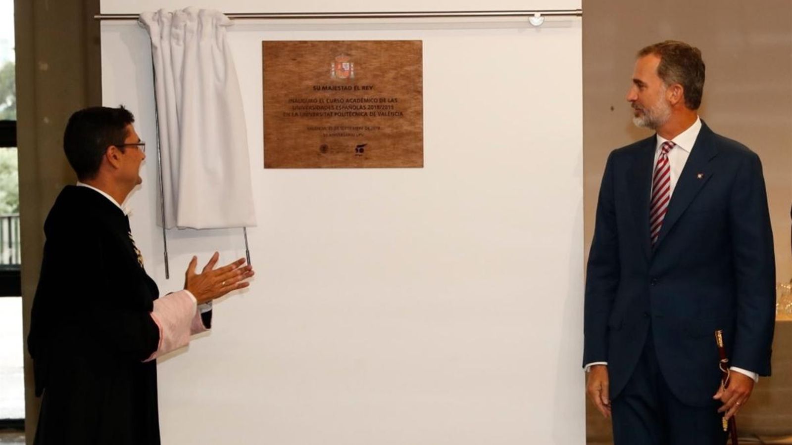 El rei Felip VI, aquest dimarts durant la inauguració del curs acadèmic