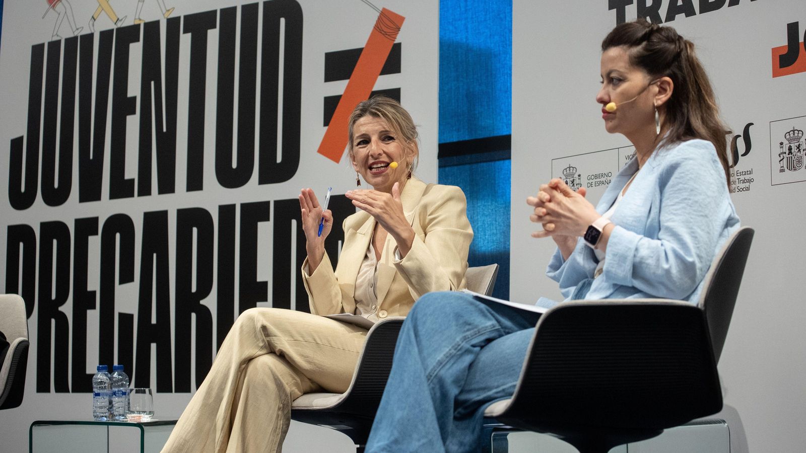 La vicepresidenta del govern espanyol i ministra de Treball, Yolanda Díaz, amb la ministra de Joventut i Infància, Sira Rego, en una imatge d'arxiu La vicepresidenta del govern espanyol i ministra de Treball, Yolanda Díaz, com de la ministra de Joventut i Infància, Sira Rego, en una imatge d'arxiu